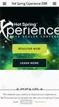 Mobile Screenshot of hotspringexperience.com